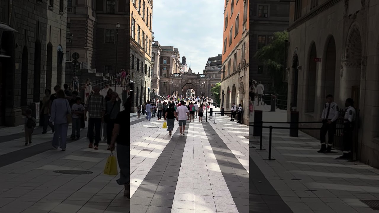 Drottninggatan (Queen Street) in Stockholm, Sweden