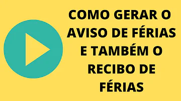 Como fazer o recibo de férias coletivas?