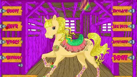 Pony Parade Dressup - Game Tutorial(Walkthrough)