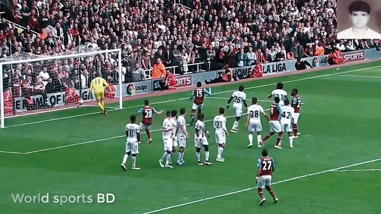 Top 10 Outstanding ,Curved Free Kicks World Sports BD YouTube