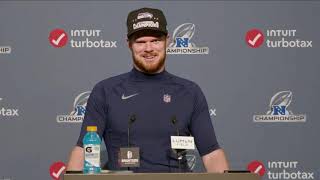 Famous Seahawks Sam Darnold Fired Up to Go to Super Bowl After Beating LA Rams | Postgame  Profile