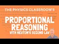 Proportional Reasoning with Newton's Second Law Quiz