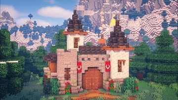 Minecraft | How to Build an Easy and Small Castle