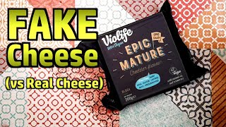 Violife Epic Mature Cheddar Flavour Block (& Comparison to Real Mature Cheeses)