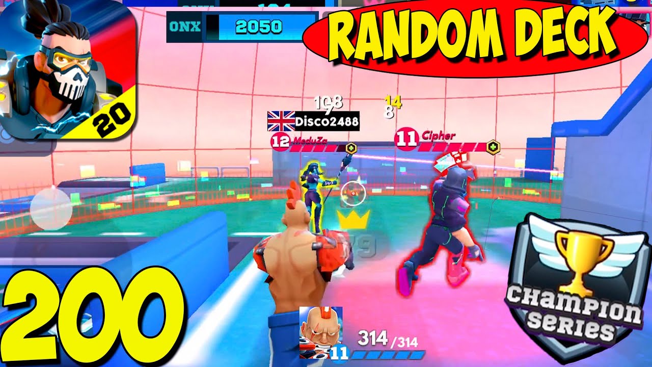 FRAG Pro Shooter - Walkthrough Gameplay part 200 - CHAMPION SERIES Random Deck(iOS, Android)