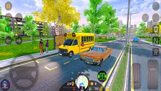 Boston City School Bus Service || Bus Simulator 2023 - Android Mobile Gameplay screenshot 5