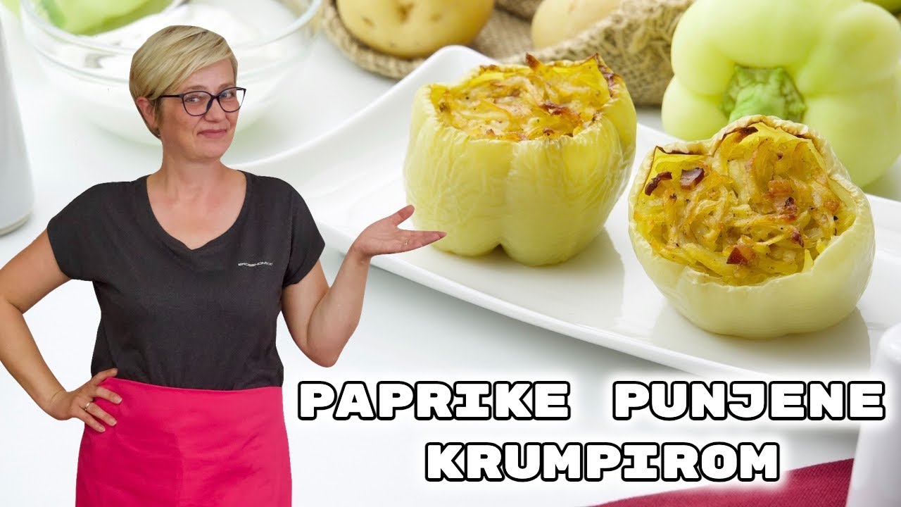 NAJBOLJI LJETNI RUČAK - PAPRIKE PUNJENE KRUMPIROM!!! • ReciPeci Sandre Gašparić