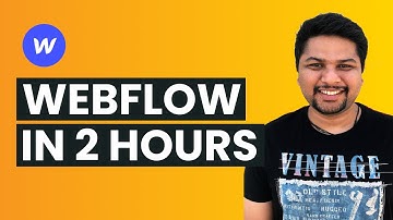 Webflow Crash Course 2024 | Webflow Beginner Tutorial