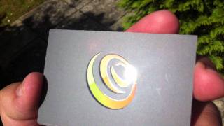 Spot UV coated Business Cards