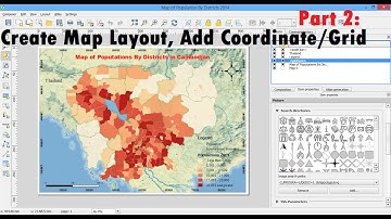 Part 2: Create map layout qgis |  Printing and Exporting | Map layout QGIS