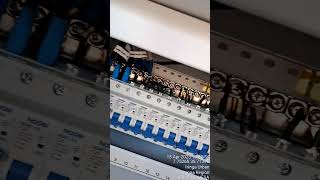 Power bar properly fixed in Ericsson cabinet Power bar properly fixed in Ericsson cabinet