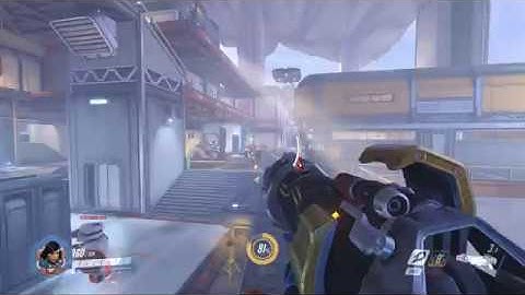 Pharah in practice range (video 1-3)