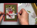 Let's make a Christmas card and show Versatility of Country Flowers Bundle
