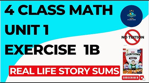Oxford Countdown Book 4 Unit 1 Exercise 1B Real Life Story Sums (Words Problems)