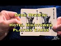 デックレビュー: Hotel Hightower Playing Cards(タワー・オブ・テラー)
