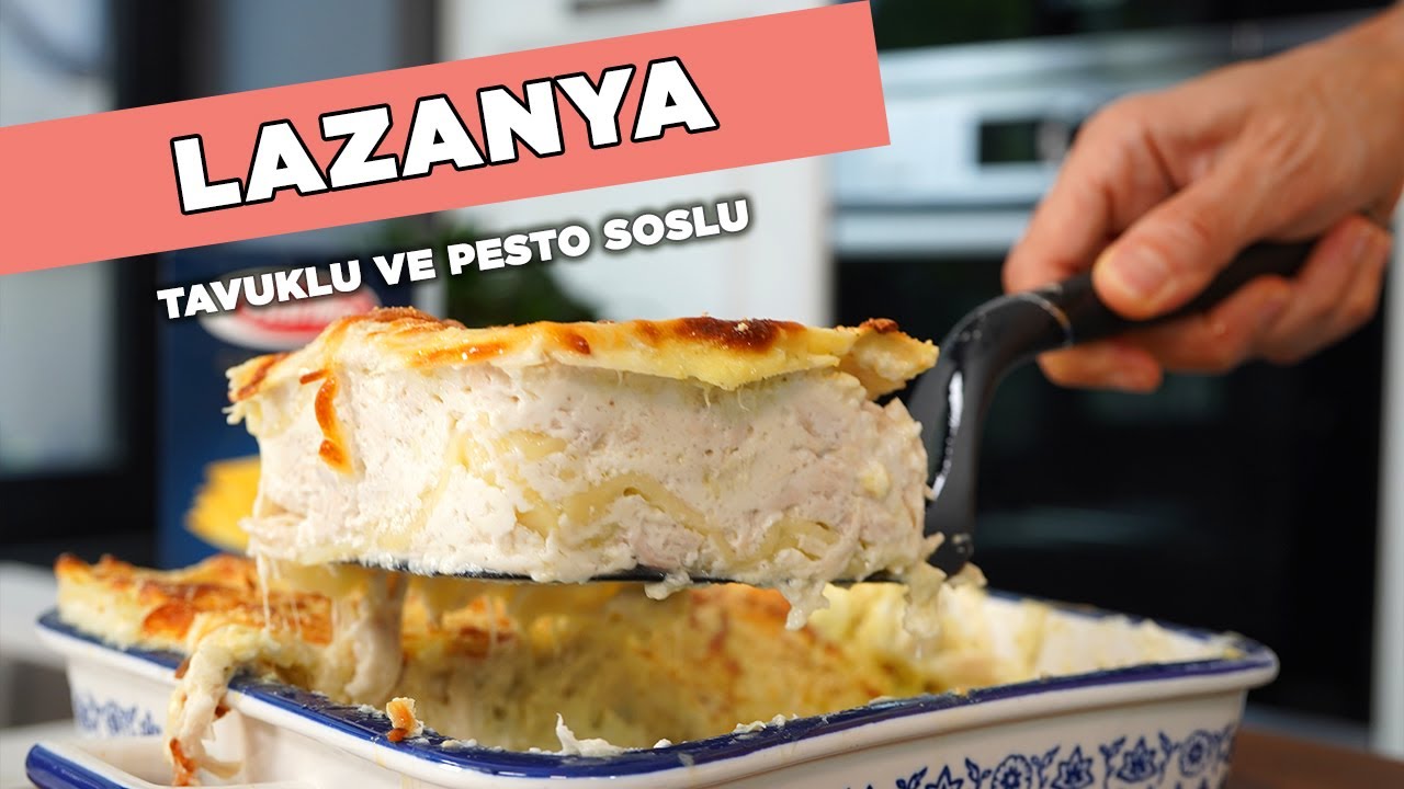 Lezzetine Doyamayacağınız Tavuklu ve Pestolu Lazanya! Pratik ve Mükemmel Tarif