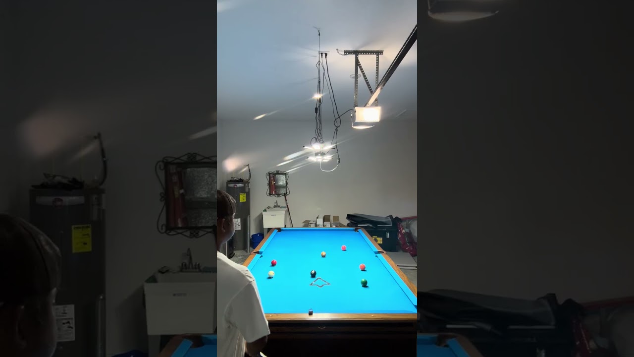 10 ball run out , ball in hand after the break