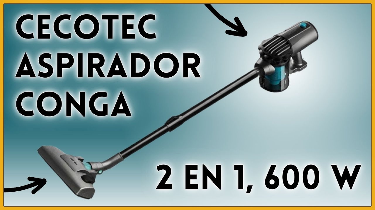 Cecotec Stofzuiger Conga ThunderBrush 520-560. 600 W, Cycloontechnologie, Zeer efficiënt filter, Actieradius 6 meter (Blauw) : Cecotec