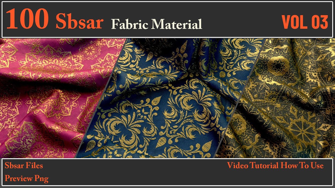 How To Use SBSAR Fabric Material
