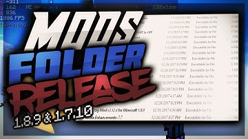 1.8.9 + 1.7.10 Mods Folder Release! Best Mods for Minecraft PvP!