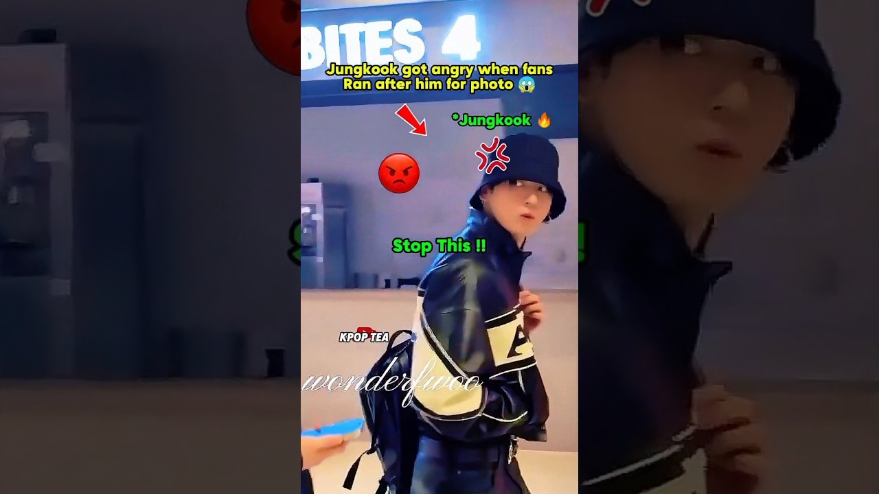 Jungkook Angry At Fans 🤬Chasing Him 