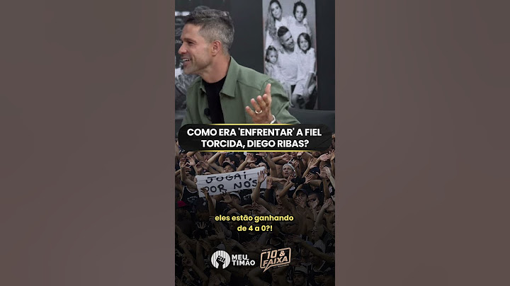 DIEGO RIBAS REVELA SUA IMPRESSÃO SOBRE A TORCIDA DO CORINTHIANS