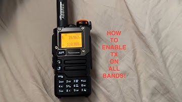 Quansheng UV-K5(8)- How to enable transmit on all Frequencies.