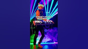 Retro rhythm, future flair 🎹🐾⚡  #cat #aicat #keytar #music #retro