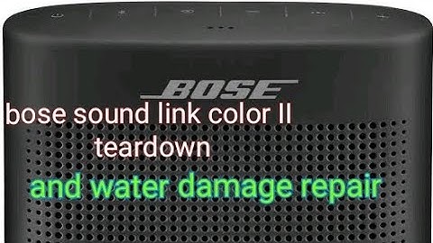 bose soundlink color 2 won
