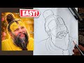How to draw Premanand ji maharaj drawing 