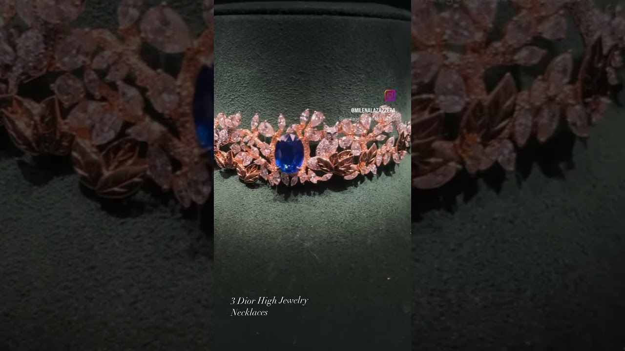 3 DIOR high jewelry necklaces, which one is your favourite? 