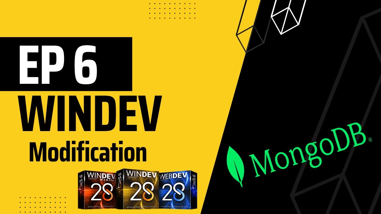[Tuto] Ep6: Windev X MongoDB - Modification de données - YouTube