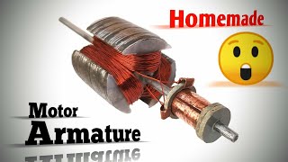 Make A Motor Armature At Home // 12 Volt Motor Armature // Armature // Mini invent