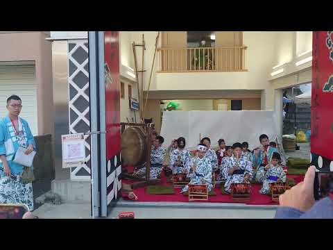 2025年 6月1日 清須市 西枇杷島まつり 28 問屋町 頼朝車 お囃子演奏披露 曲場