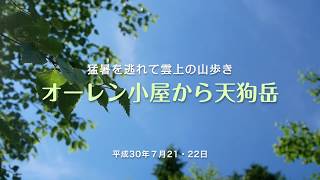 オーレン小屋から天狗岳〜猛暑を逃れて雲上の山歩き
