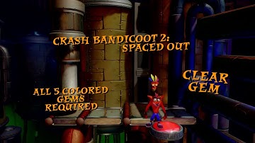Crash Bandicoot 2: Spaced Out  - Clear Gem