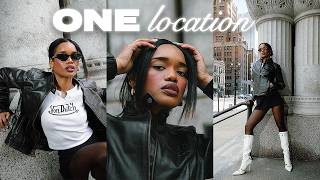 I Shot a Full Street Fashion Editorial in ONE Location