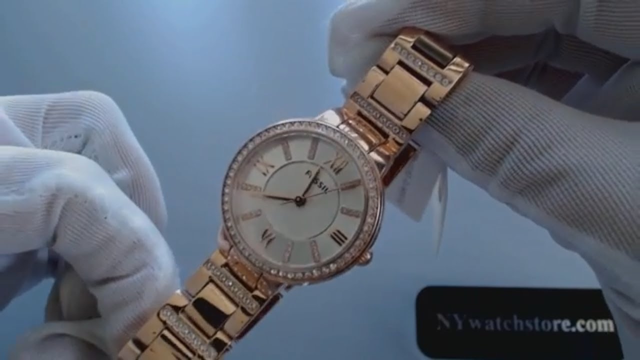 fossil q virginia rose gold