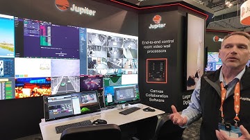 Jupiter Systems Booth Tour at ISE 2025, 21:9 Displays, Video Wall Processing, Touch Solutions