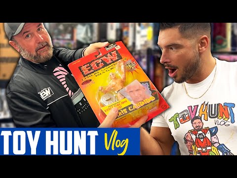 Toy Hunt Vlog • ECW Figure Hunt + Huge Toy Scoop • 2nd Chance Toyz Pasadena, MD