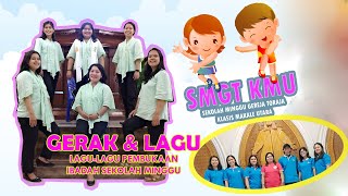 VIDEO GERAK DAN LAGU | Lagu-Lagu Pembukaan Ibadah Sekolah Minggu | SMGT Klasis Makale Utara | RE-UP