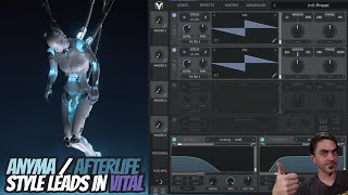 How To TECHNO LEADS like ANYMA / AFTERLIFE with VITAL free VST