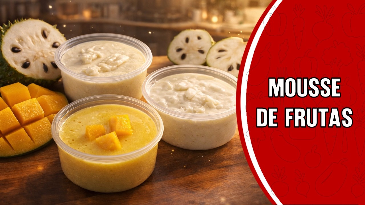 🇵🇪 MOUSSE CASERO DE PURA FRUTA | GUANÁBANA, CHIRIMOYA Y MANGO 🍨✨