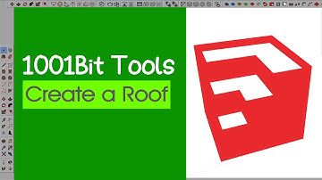 Sketchup tutorials  1001 bit tools -Create a Roof