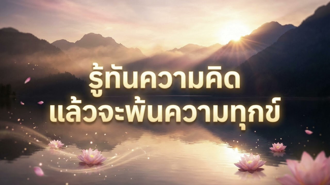 รู้ทันความคิดแล้วจะพ้นทุกข์