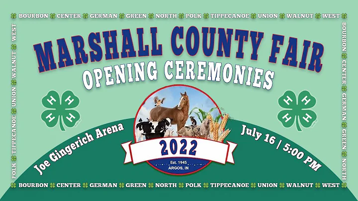 Marshall County Fair Opening Ceremonies - Argos, I...