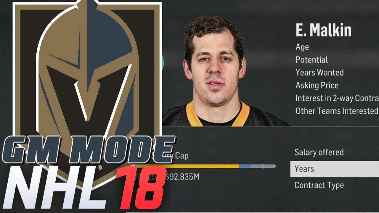 YEAR 6 SEASON SIM - NHL 18 - GM Mode Commentary - Vegas ep. 26