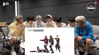 bts reaction blackpink dance x2 boombayah