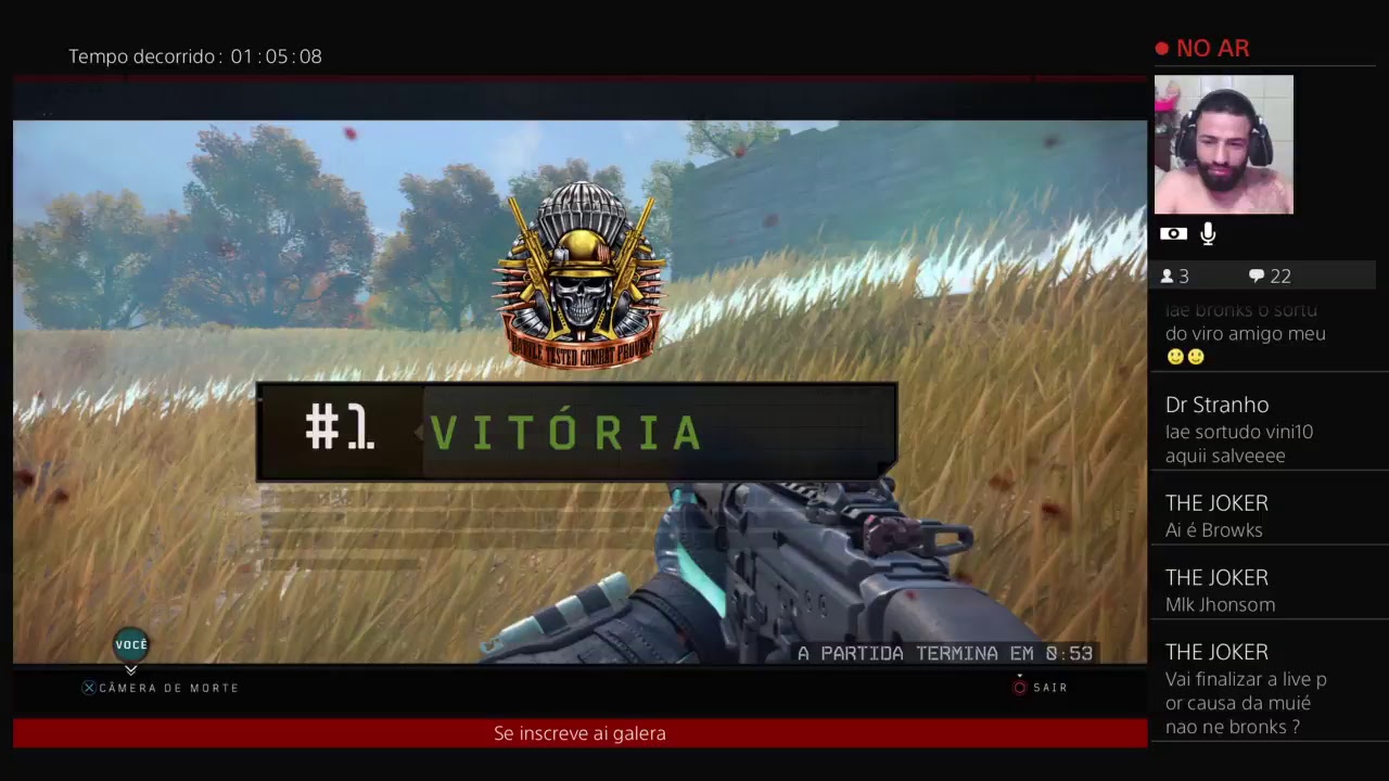 Blackout ta frenético!Vem galera  Black ops4. cod bo4 pt-br live