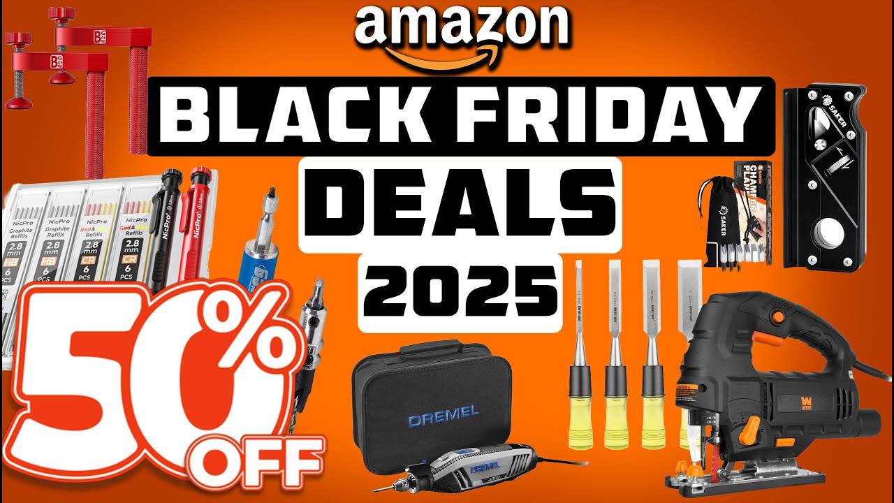 Грандиозная скидка 50% — 20 предложений на товары для деревообработки на Amazon в Черную пятницу ...